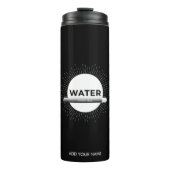 Radiant Sun Water Quote with Good Day Bar Thermosbeker (Voorkant)