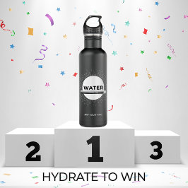 Radiant Sun Water Quote with Good Day Bar Waterfles