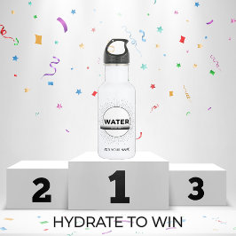 Radiant Sun Water Quote with Good Day Bar Waterfles