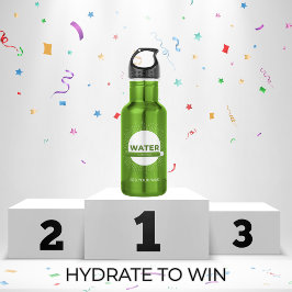 Radiant Sun Water Quote with Good Day Bar Waterfles