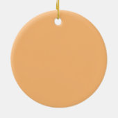 Radiant Sun Yoga Keramisch Ornament (Achterkant)