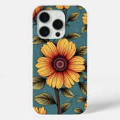 Radiant Sunflower Pattern Hoesje (Achterkant)
