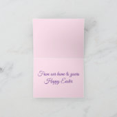 Radiant Sunrise Happy Easter Feestdagen Kaart (Binnen)