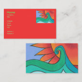 Radiant Sunset-visitekaartje Visitekaartje (Voorkant / Achterkant)