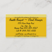 Radiant Torch Lily Visitekaartje (Achterkant)