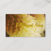 Radiant Torch Lily Visitekaartje (Voorkant)