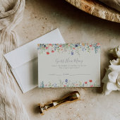 Radiant Wildflower Raad hoeveel spel Kaart Visitekaartje