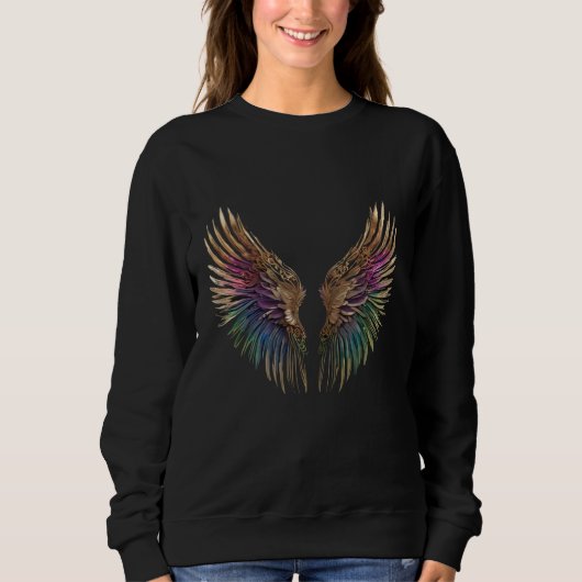 Radiant Wings Hoodie: Draag je vrijheid Trui (Voorkant)