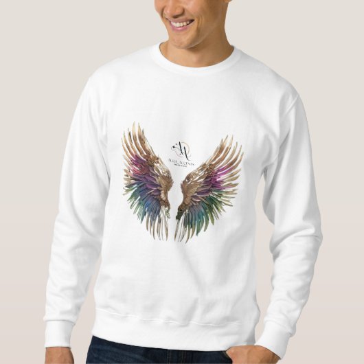 Radiant Wings Hoodie: Draag je vrijheid Trui (Voorkant)
