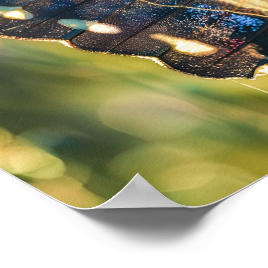 Radiant Wings: Macro Butterfly Detail Poster (Hoek)