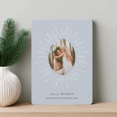 Radiant Wish Holiday-fotokaart | Mist Feestdagenkaart