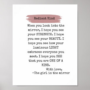 Radiantaardig motivatie poster