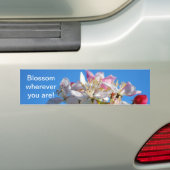 Radiante cherry blossom bumpersticker (Op auto)