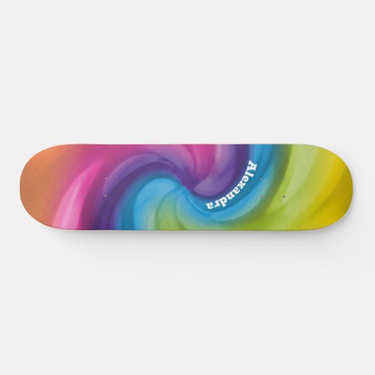 Radiante gradiënten persoonlijk skateboard (Horizontaal)