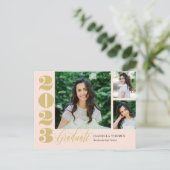 Radiante momenten Bewerkbare kleuren Afstuderen Br Briefkaart (Staand voorkant)