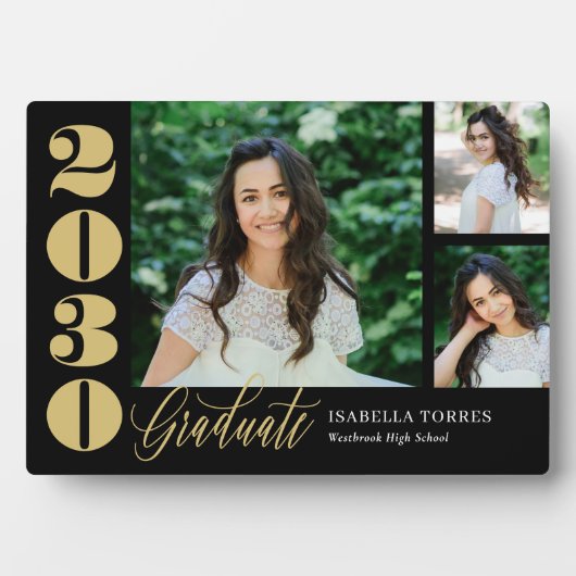 Radiante momenten EDITABLE Afstuderen Plaque Fotoplaat (voorkant)