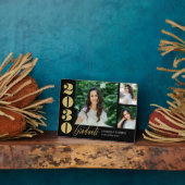 Radiante momenten EDITABLE Afstuderen Plaque Fotoplaat (Zijkant)