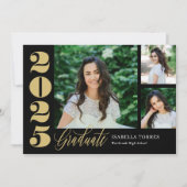 Radiante momenten Editable Color Afstuderen Invita Kaart (Voorkant)