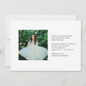 Radiante momenten Editable Color Afstuderen Invita Kaart (Achterkant)