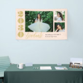 Radiante momenten EDITABLE KLOR Afstuderen Banner (Beurs)