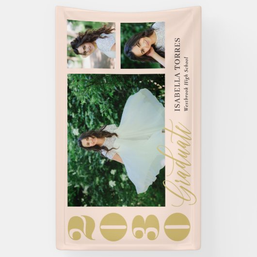 Radiante momenten EDITABLE KLOR Afstuderen Banner (Verticaal)