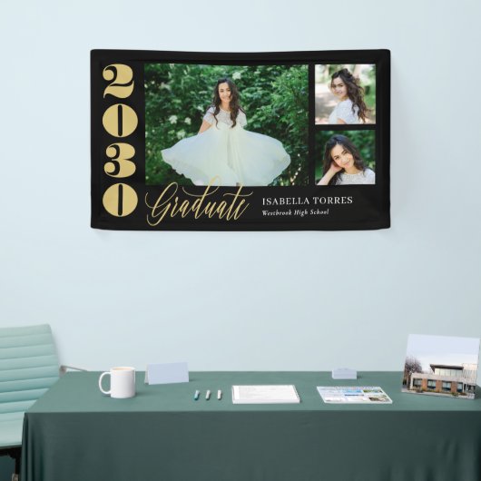 Radiante momenten EDITABLE KLOR Afstuderen Banner (Beurs)