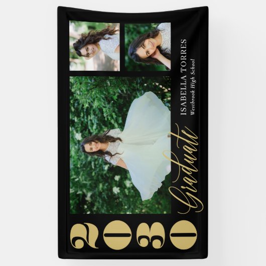 Radiante momenten EDITABLE KLOR Afstuderen Banner (Verticaal)