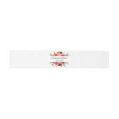 Radiante Romance Floral Wedding Uitnodigingen Wikkel (Vlak)