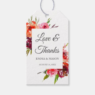 Radiante Romance Wedding Cadeaulabel