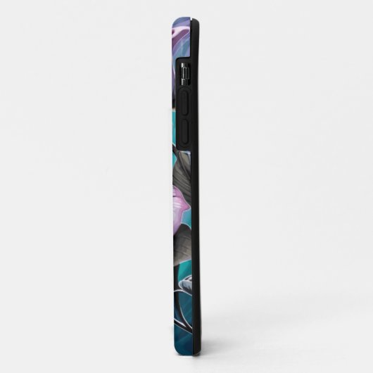 Radiante Rozen: Perfect roze en Paarse petals Case-Mate iPhone Case (Achterkant/links)