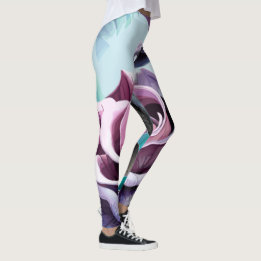 Radiante Rozen: Perfect roze en Paarse petals Leggings