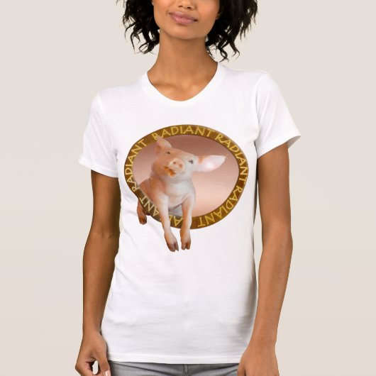 Radiante varkens t-shirt (Voorkant)