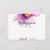 Radiante Waterverf Peonies RSVP (Voorkant / Achterkant)