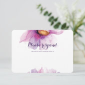 Radiante Waterverf Peonies RSVP (Staand voorkant)