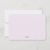 Radiante Waterverf Peonies RSVP Kaartje (Achterkant)