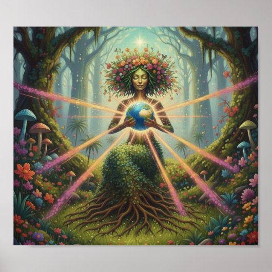 RadiantEarthGoddess Poster (Voorkant)
