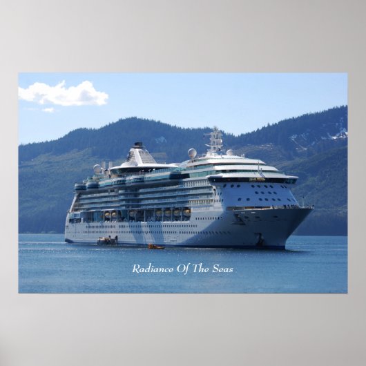 Radiantie van de Zeeen - Icy Strait Point, 26 x 18 Poster (Voorkant)