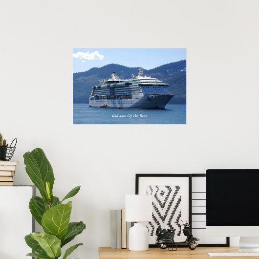 Radiantie van de Zeeen - Icy Strait Point, 26 x 18 Poster (Thuiskantoor)