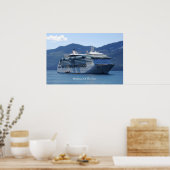 Radiantie van de Zeeen - Icy Strait Point, 26 x 18 Poster (Keuken)