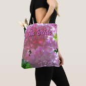 Radiantroze hydrangeas, roze bloemen Bride Tote Bag (Dichtbij)
