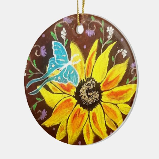 Radiate Ceramic Round Ornament (Links)