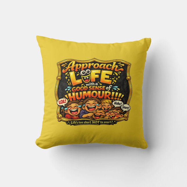 Radiate joy kussen (Voorkant)