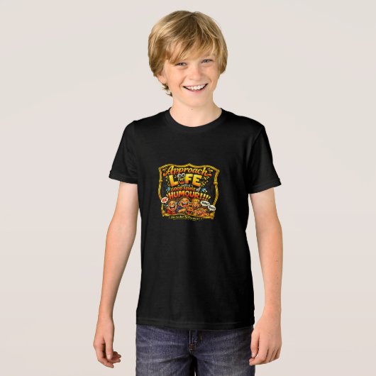 Radiate joy Tri-Blend shirt (Voorkant volledig)