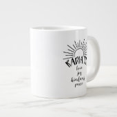 Radiate Love Grote Koffiekop (Voorkant rechts)