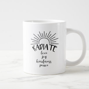 Radiate Love Grote Koffiekop