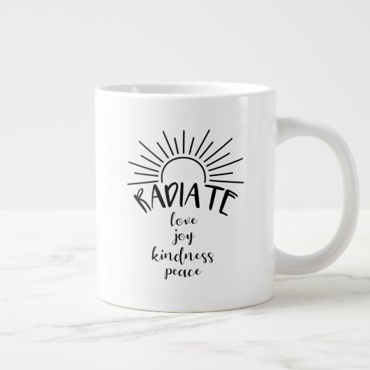 Radiate Love Grote Koffiekop (Rechts)