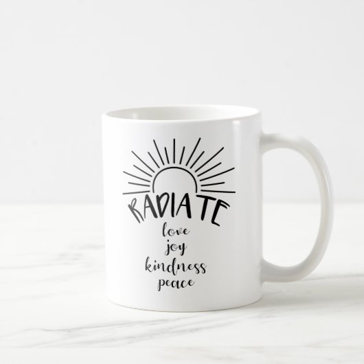 Radiate Love Koffiemok (Rechts)