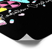 Radiate Love Radiation Oncology Valentine's Day Ra Poster (Hoek)