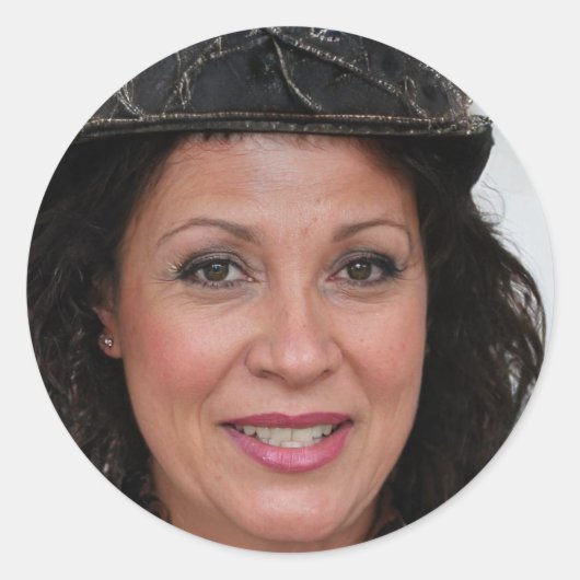 Radiate Love Ronde Sticker (Voorkant)