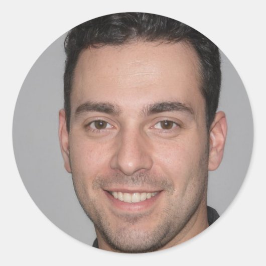 Radiate Love Ronde Sticker (Voorkant)